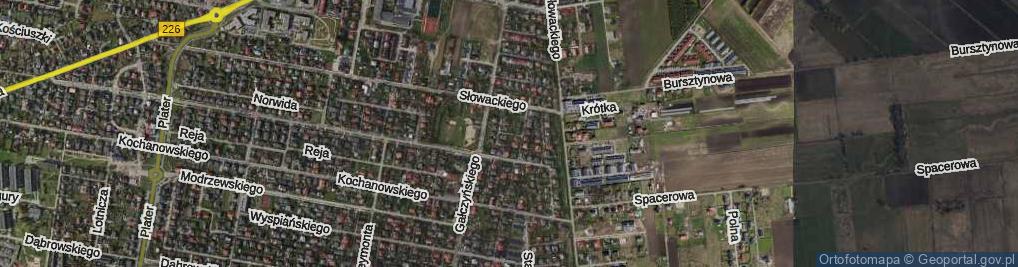 Zdjęcie satelitarne Kolberga Oskara ul.